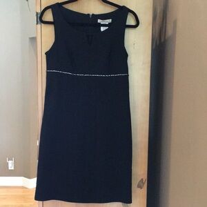 Jonathan Martin Black Cocktail Dress with Rhinestones